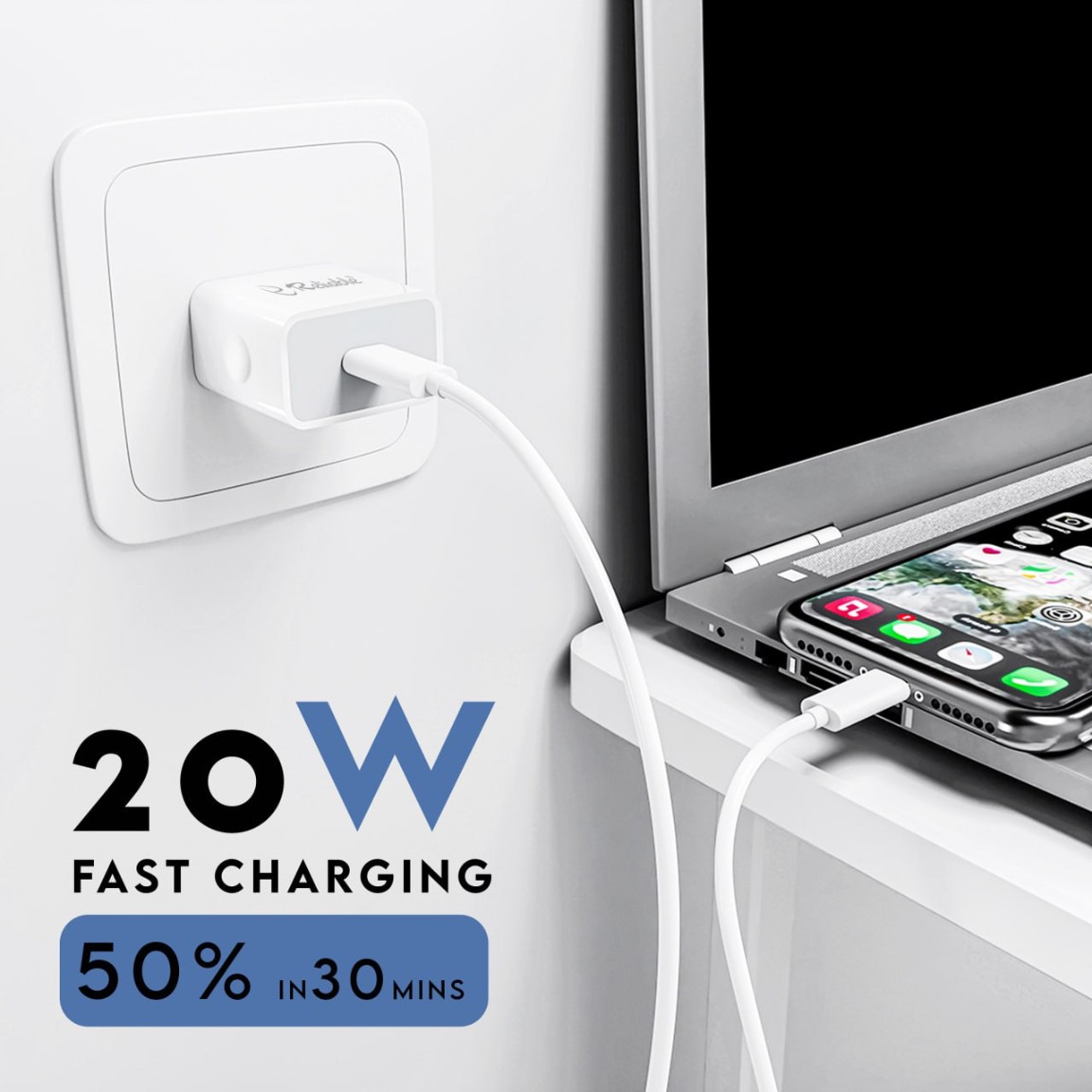 classic reliable 25w iphone pd charger adapter c to lightning cable