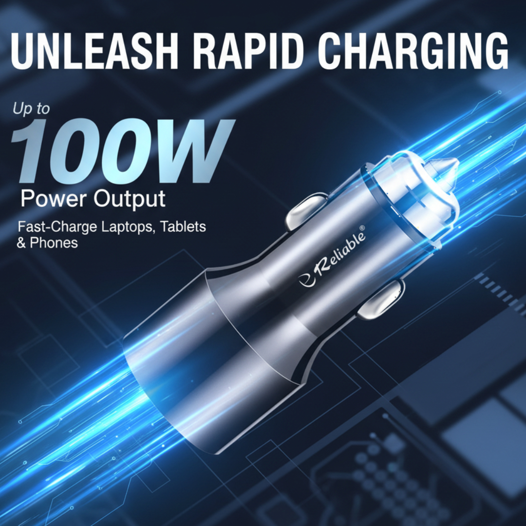 Reliable 100W USB-A Car Charger