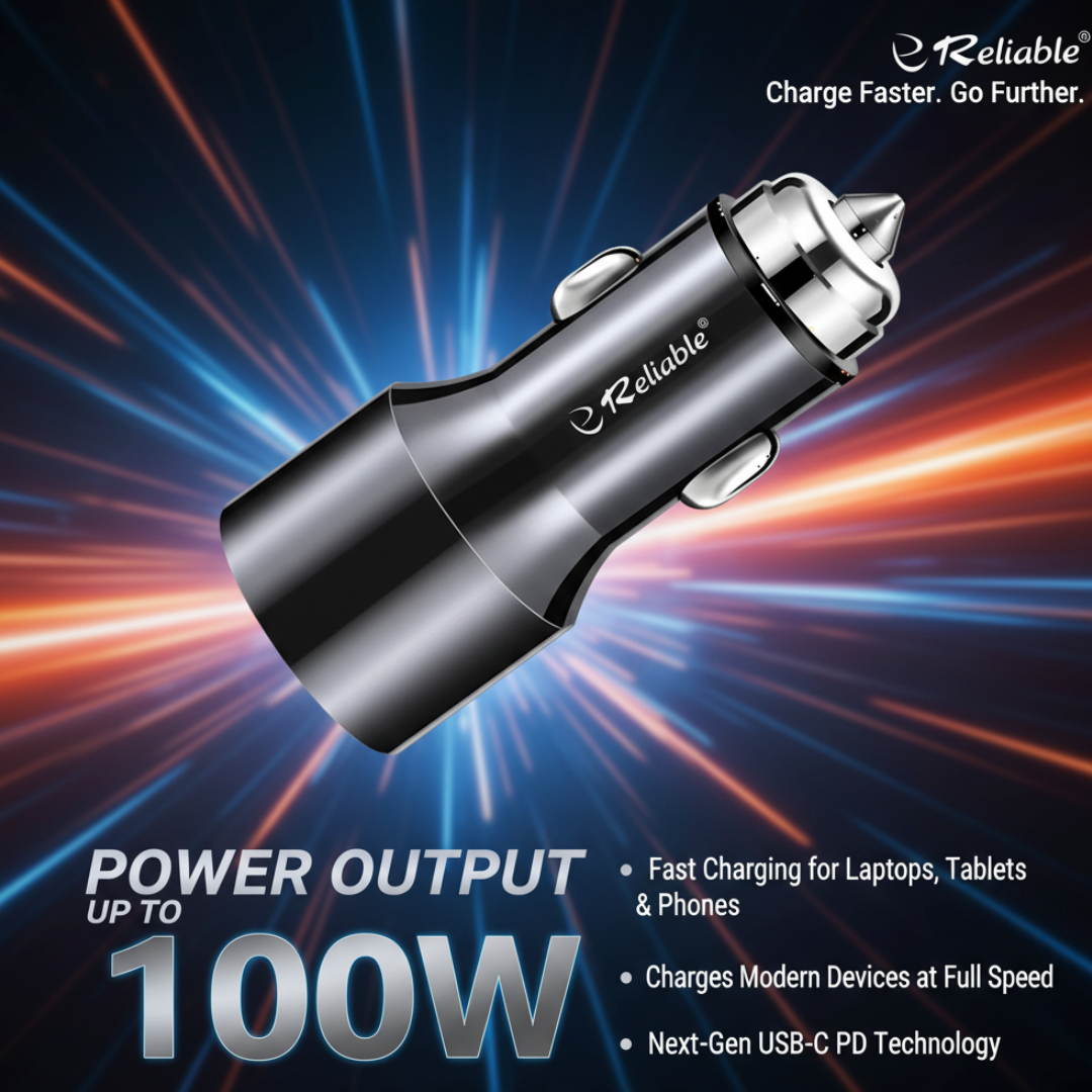 Reliable 100W USB-A Car Charger