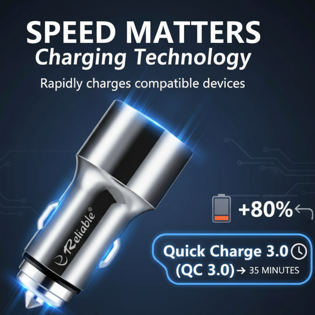 Reliable 100W USB-A Car Charger