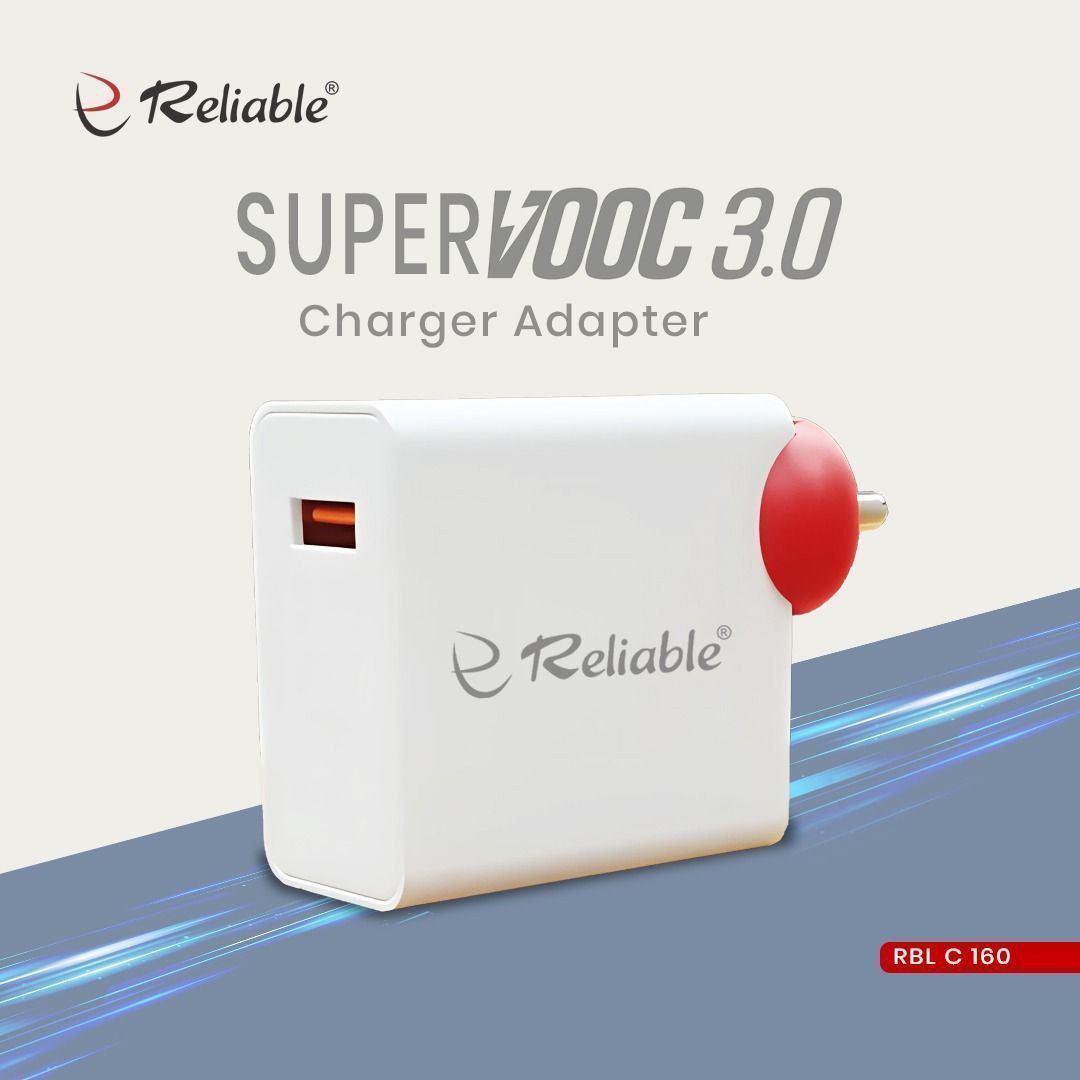 reliable defender 85w super vooc 3.0 ultra fast charger adapter | type c power delivery