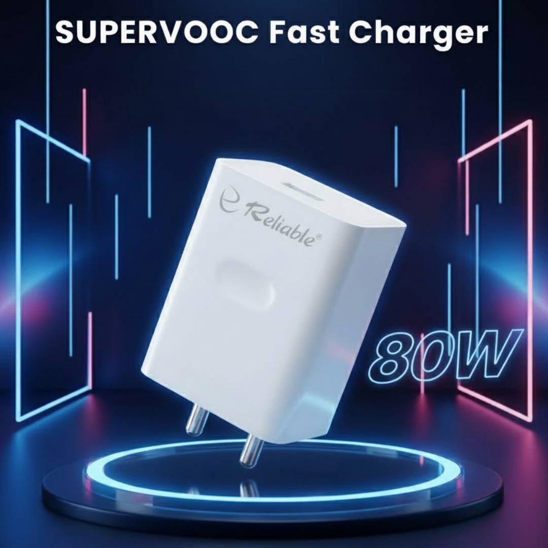 Reliable 80W SUPERVOOC Fast Charger Adapter